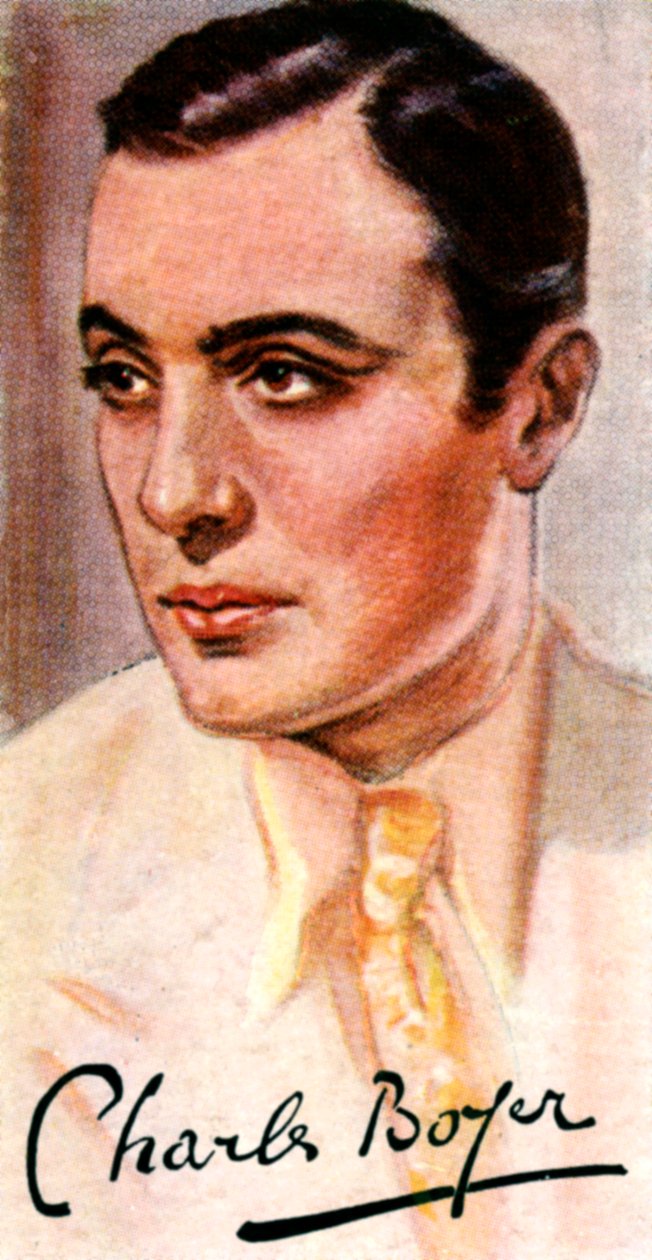 Charles Boyer, 1899-1978, francia színész, XX alkotó: Unbekannt