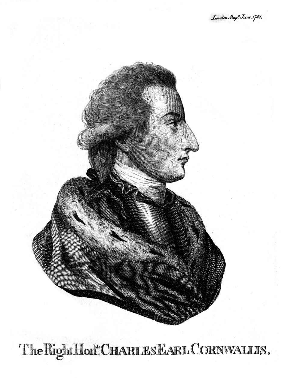 Charles Cornwallis 1738-1805, Cornwallis 1. márquess, 1781 alkotó: Unbekannt