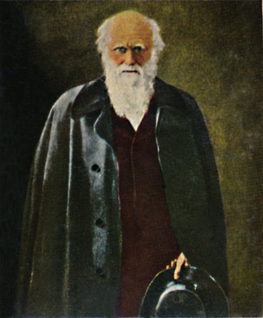 Charles Darwin 1809-1882. - Collier festménye, 1934. alkotó: Unbekannt