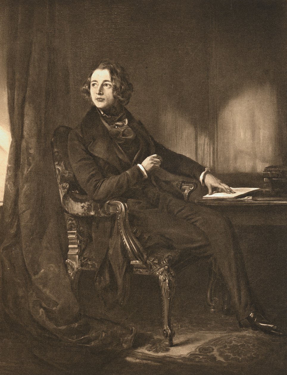 Charles Dickens angol író és újságíró, 1836 alkotó: Unbekannt