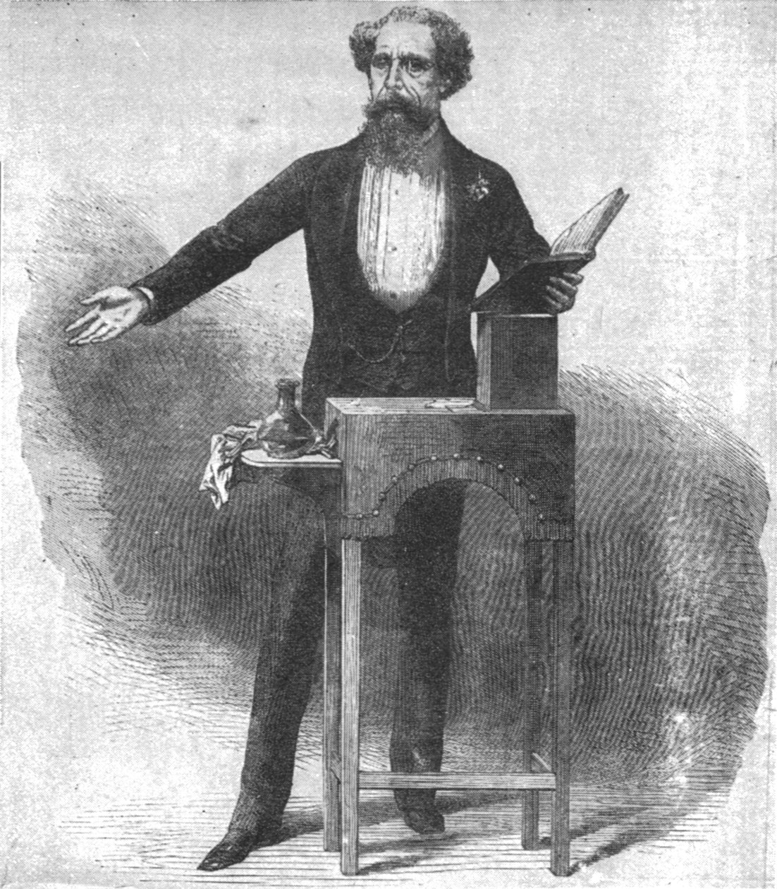 Charles Dickens utolsó felolvasása a St. James