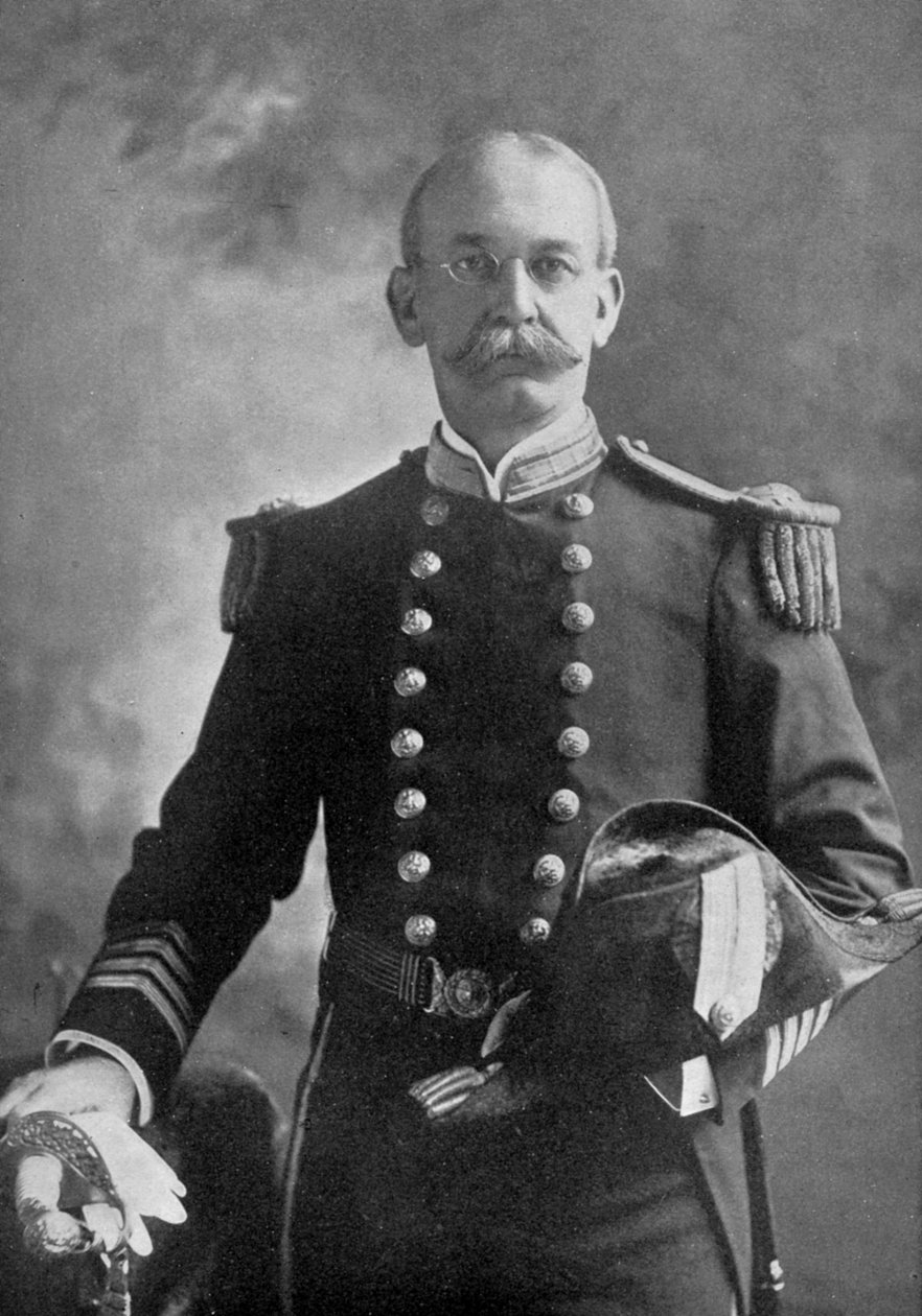 Charles Dwight Sigsbee amerikai haditengerészeti tiszt, 1898 alkotó: Unbekannt
