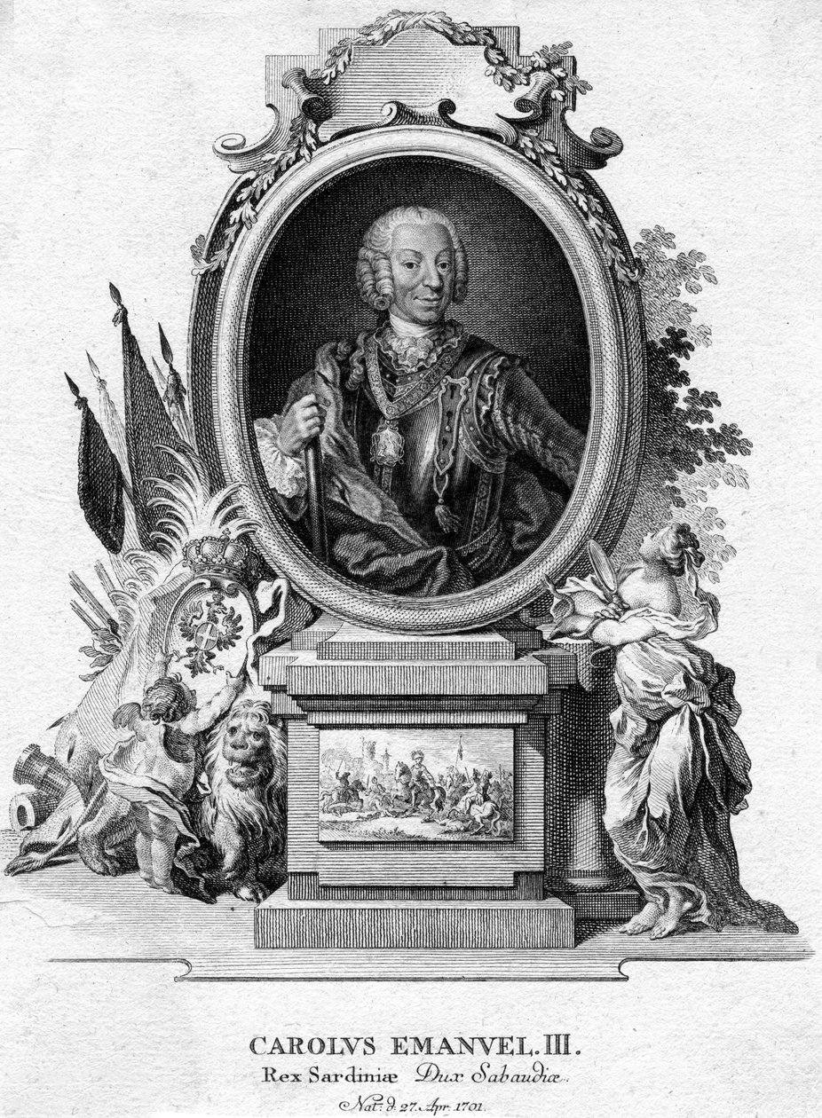 III. Károly Szardíniai Emmánuel, Savoyai herceg és Szardínia királya, 1701-1773 alkotó: Unbekannt