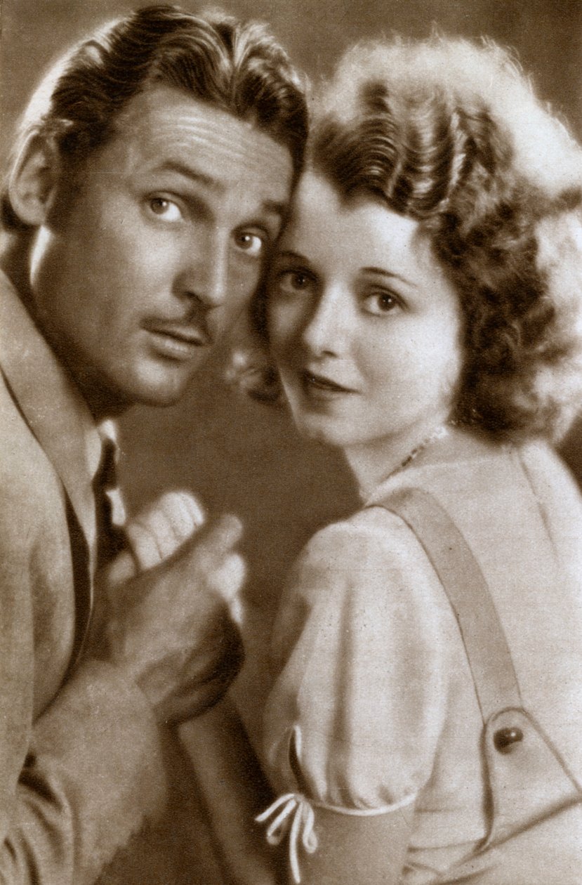 Charles Farrell és Janet Gaynor amerikai színészek, 1933 alkotó: Unbekannt