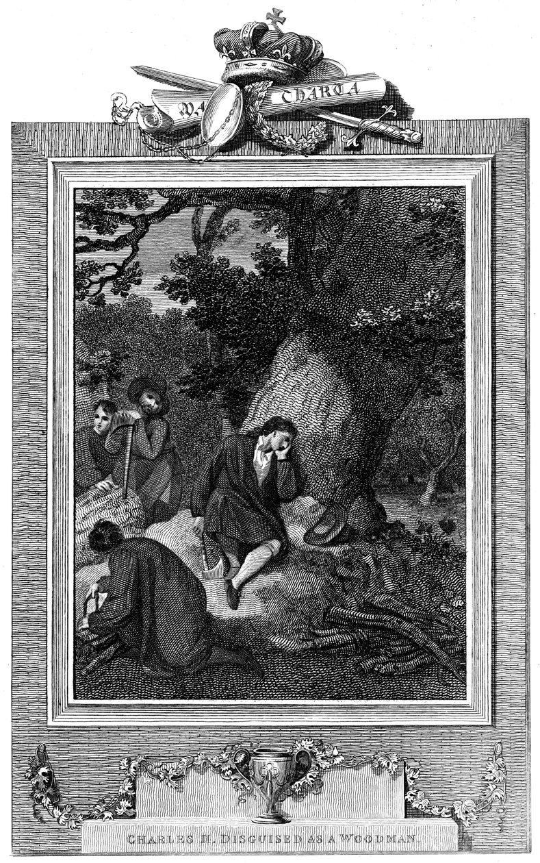 II. Károly, Nagy-Britannia és Írország királya 1660-1685, c1824 alkotó: Unbekannt