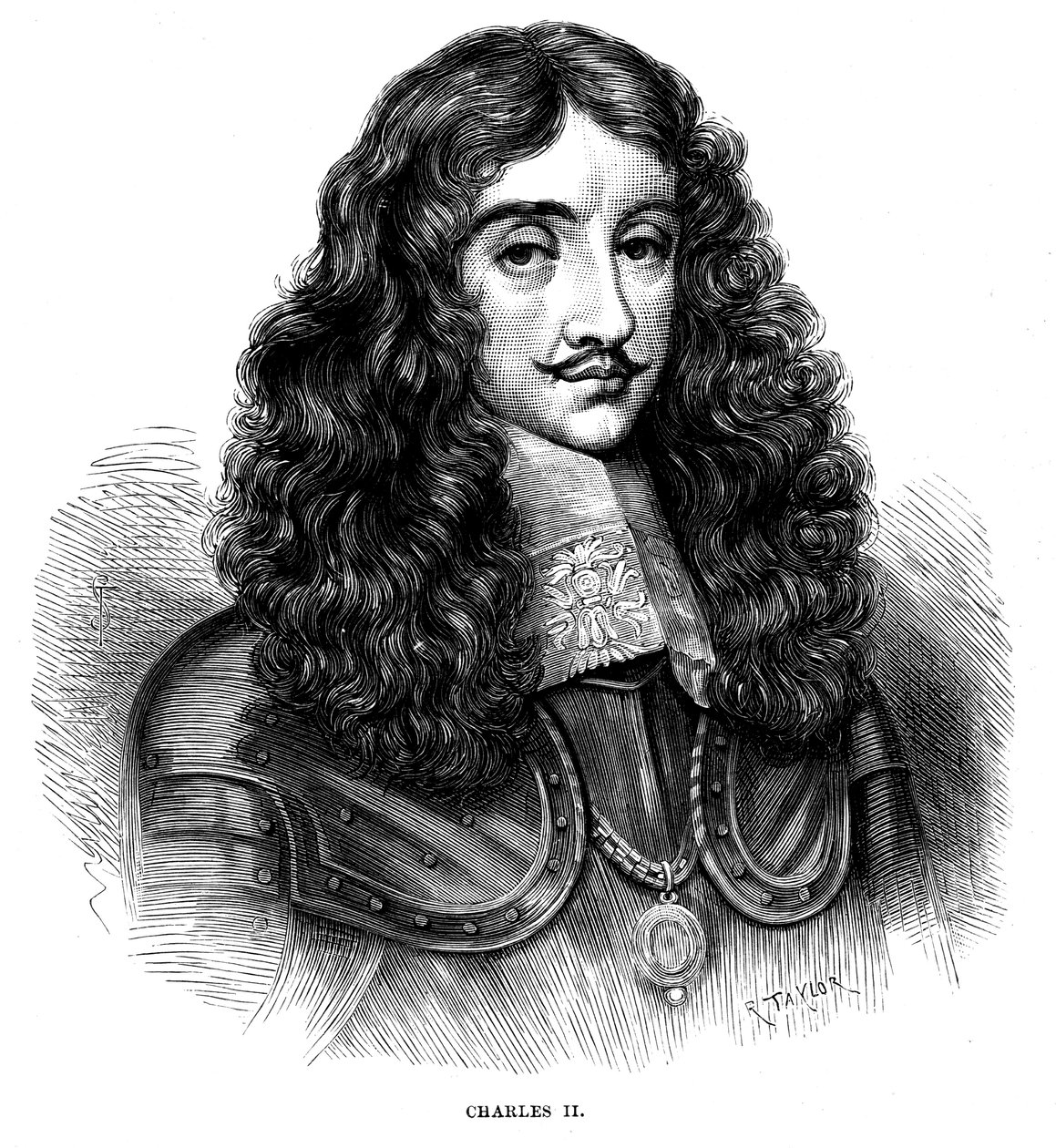 II. Károly, Nagy-Britannia és Írország királya 1660-1685, c1880 alkotó: Unbekannt