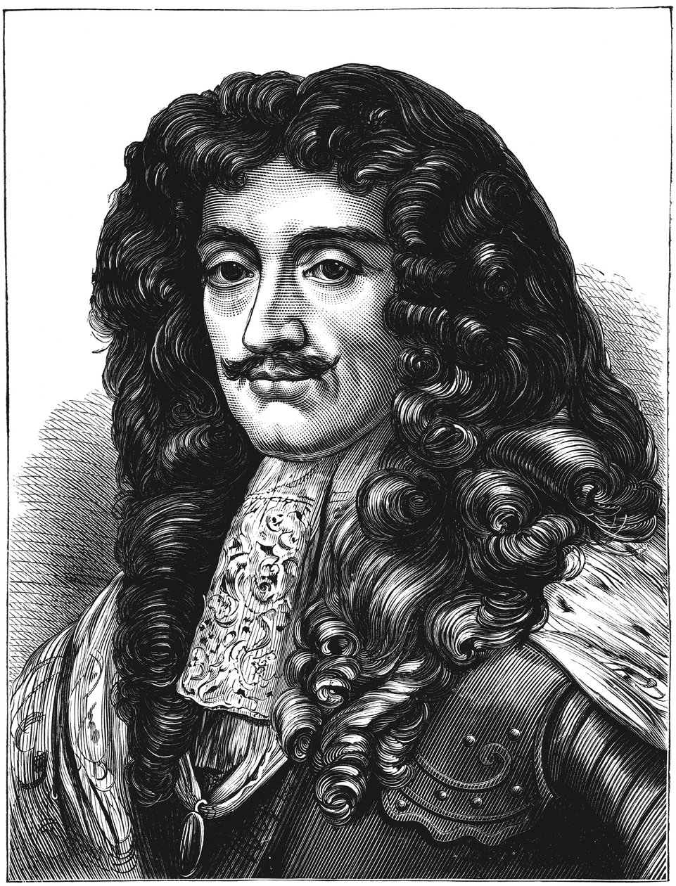 II. Károly, Nagy-Britannia és Írország királya 1660-1685, c1880 alkotó: Unbekannt