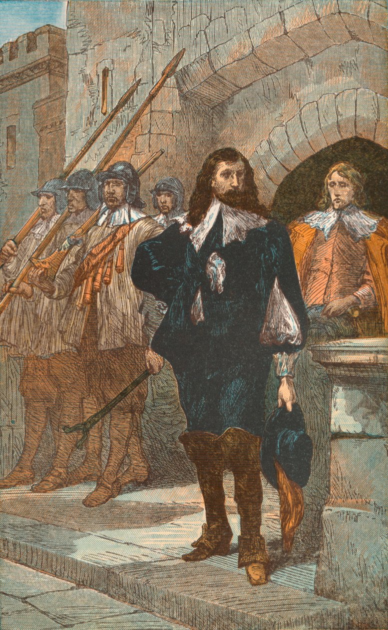 I. Károly, Útban az állványhoz, 1649, 1910 alkotó: Unbekannt