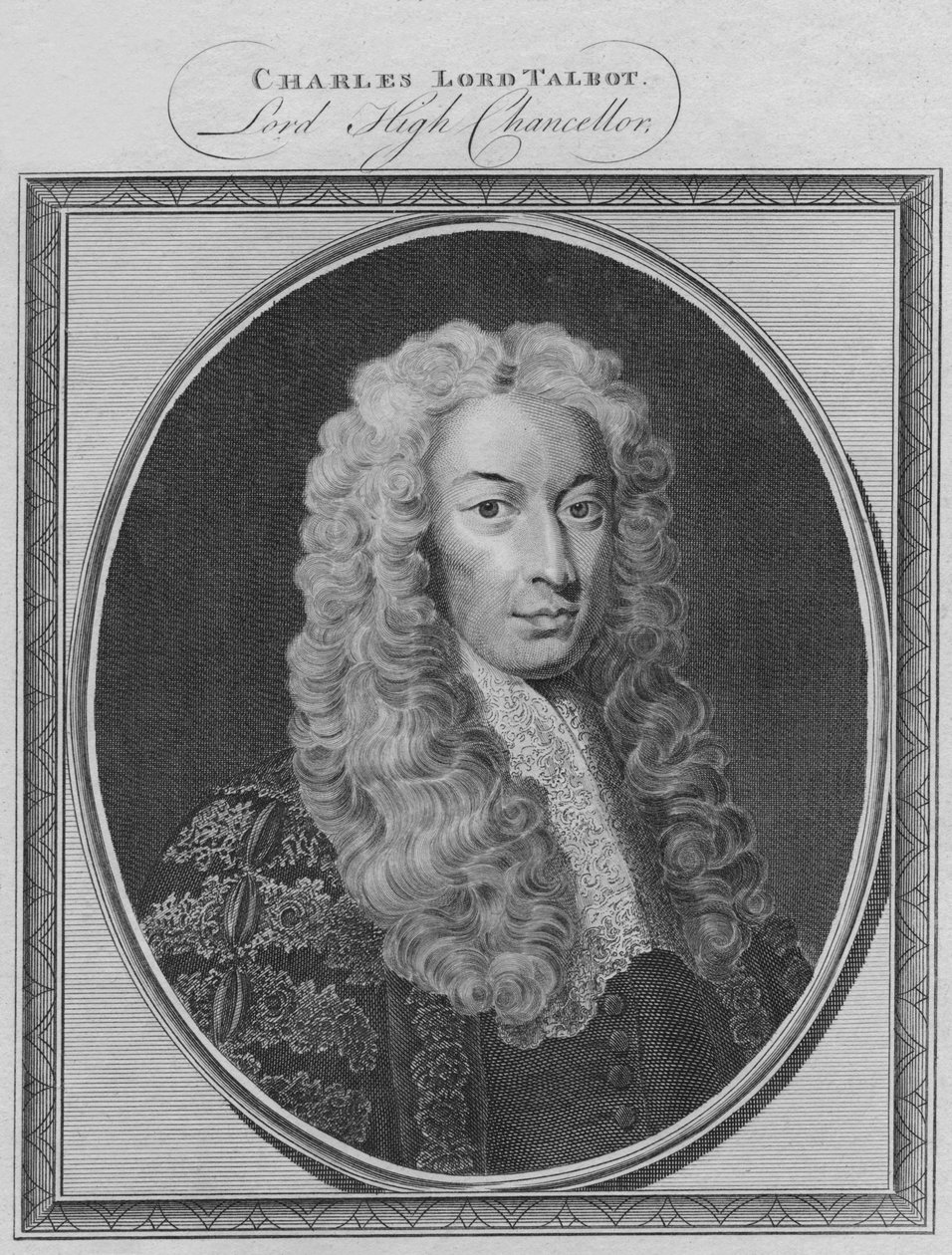 Charles Lord Talbot, Lord főkancellár, 1786. alkotó: Unbekannt