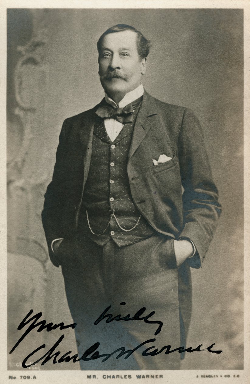Charles Warner, angol színész, 1890-c1909 alkotó: Unbekannt