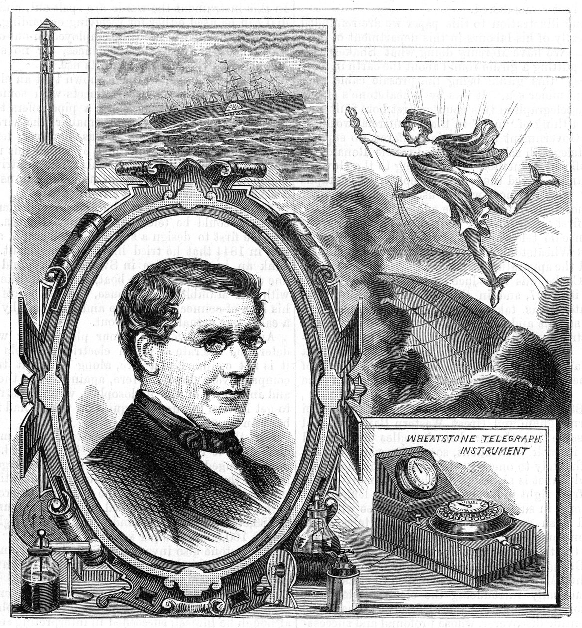 Charles Wheatstone 1802-1875, brit fizikus, 1882 alkotó: Unbekannt