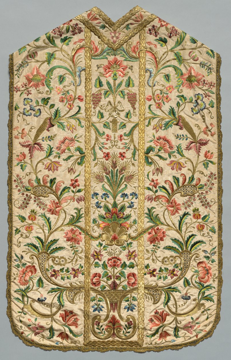 Chasuble, 1700-as évek. alkotó: Unbekannt