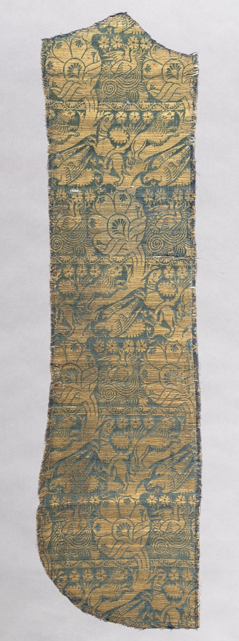 Chasuble Fragment Realistic Animals, c. 1420. alkotó: Unbekannt