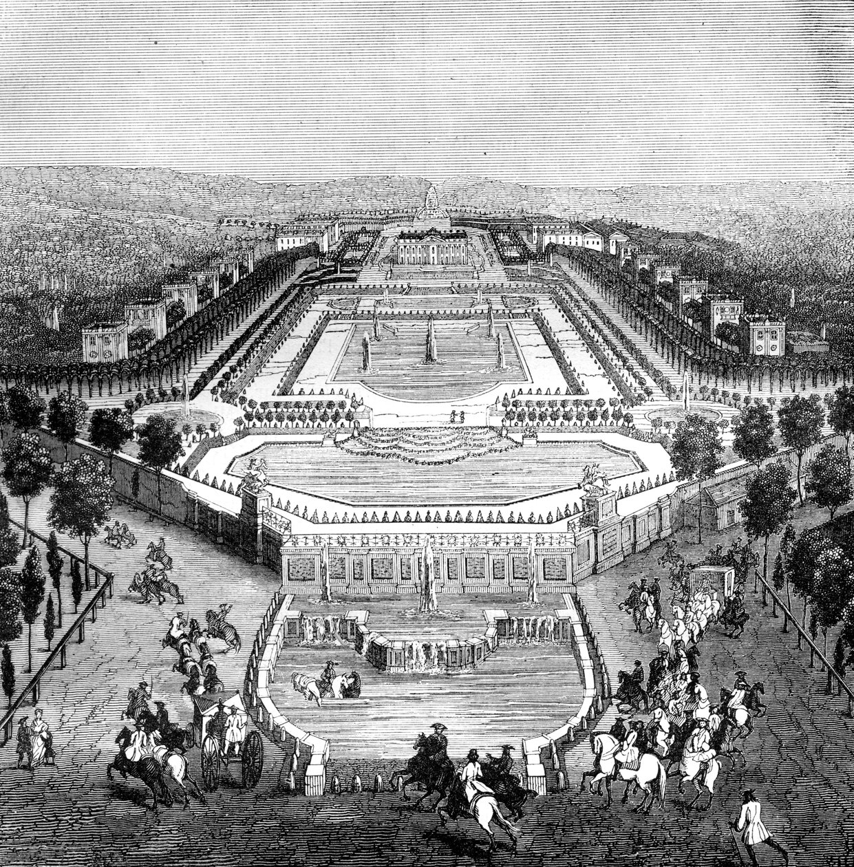 Chateau de Marly, Franciaország, 1722, 1882-1884 alkotó: Unbekannt