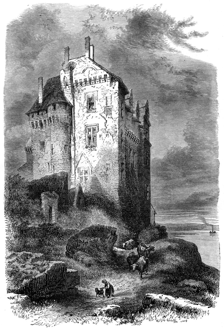 Chateau de Montsoreau, Franciaország, 15. század 1882-1884 alkotó: Unbekannt