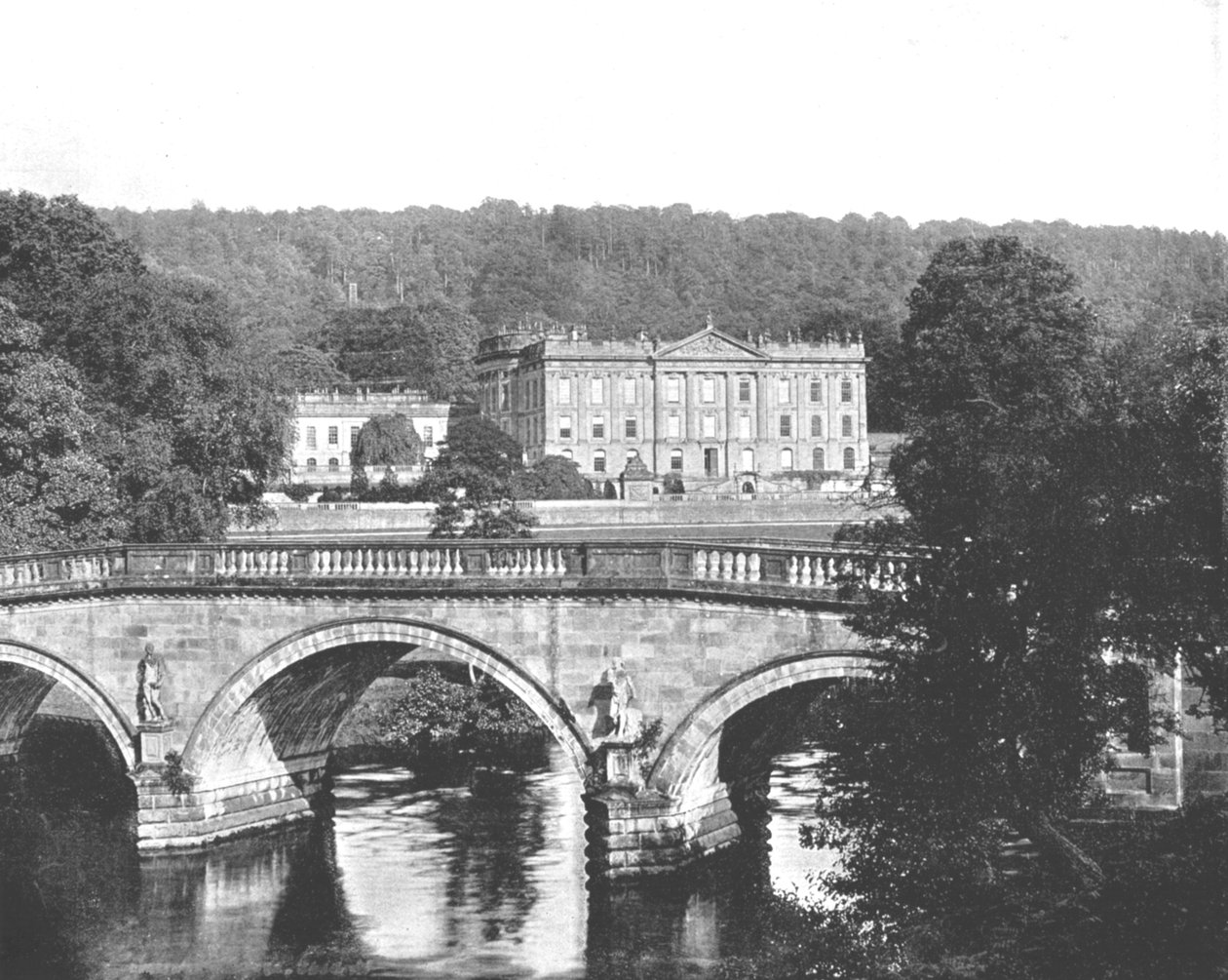 Chatsworth House, Derbyshire, 1894. alkotó: Unbekannt