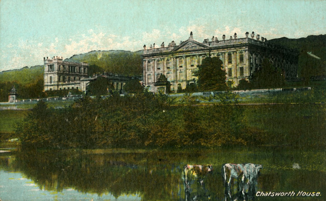 Chatsworth-ház, 19. század vége – 20. század eleje. alkotó: Unbekannt