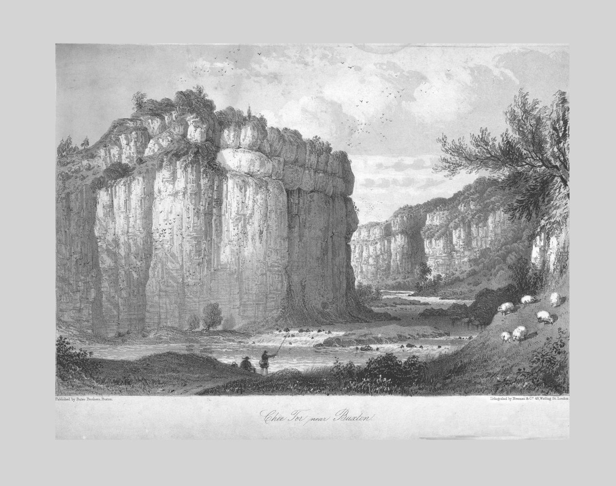 Chee Tor Buxton közelében, c1840. alkotó: Unbekannt