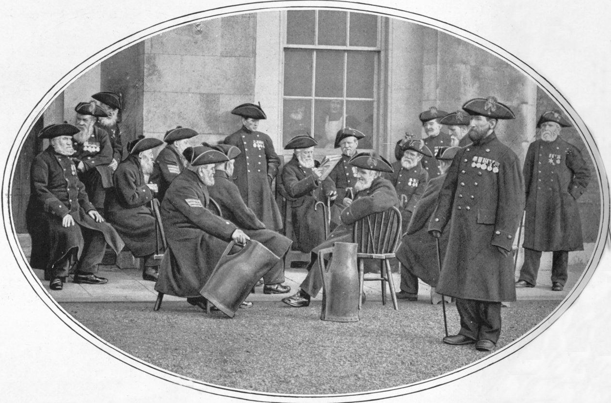 Chelsea Nyugdíjasok black jackekkel, London, 1901 1901 alkotó: Unbekannt
