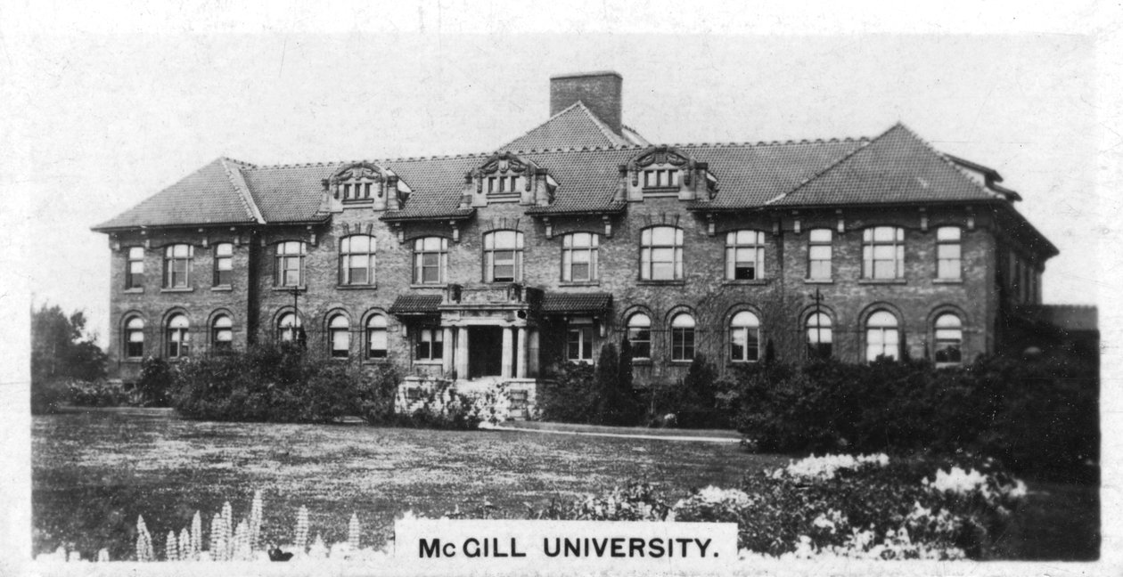 Kémiai épület, McGill Egyetem, Montreal, Kanada, 1920-as évek alkotó: Unbekannt