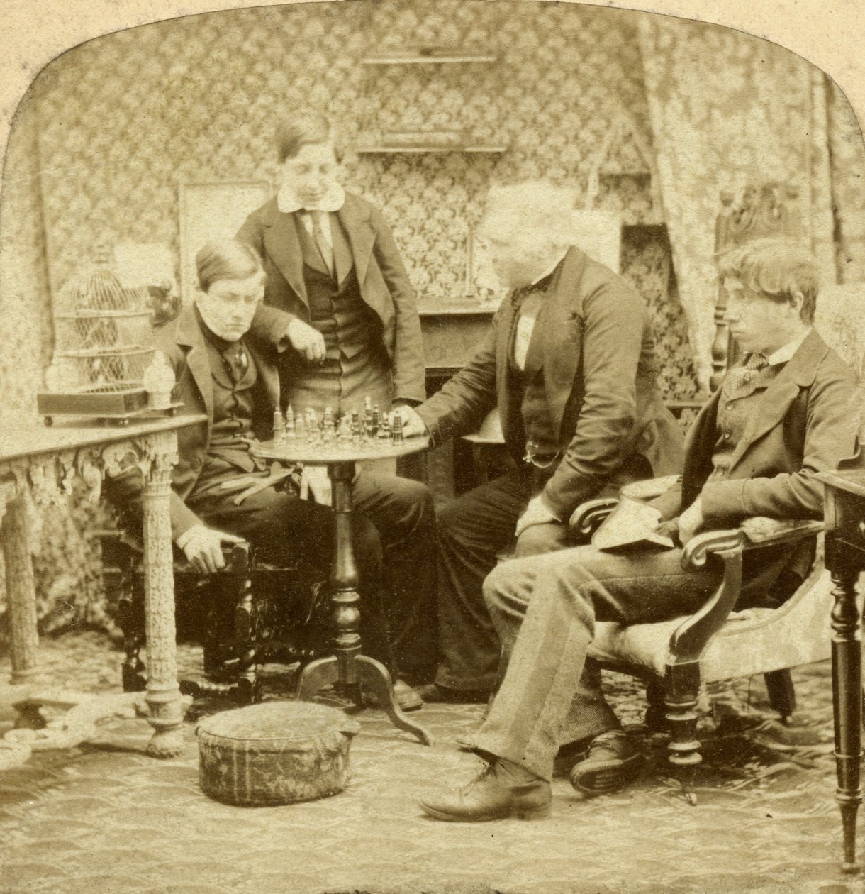 Sakk, 1850-es évek alkotó: Unbekannt