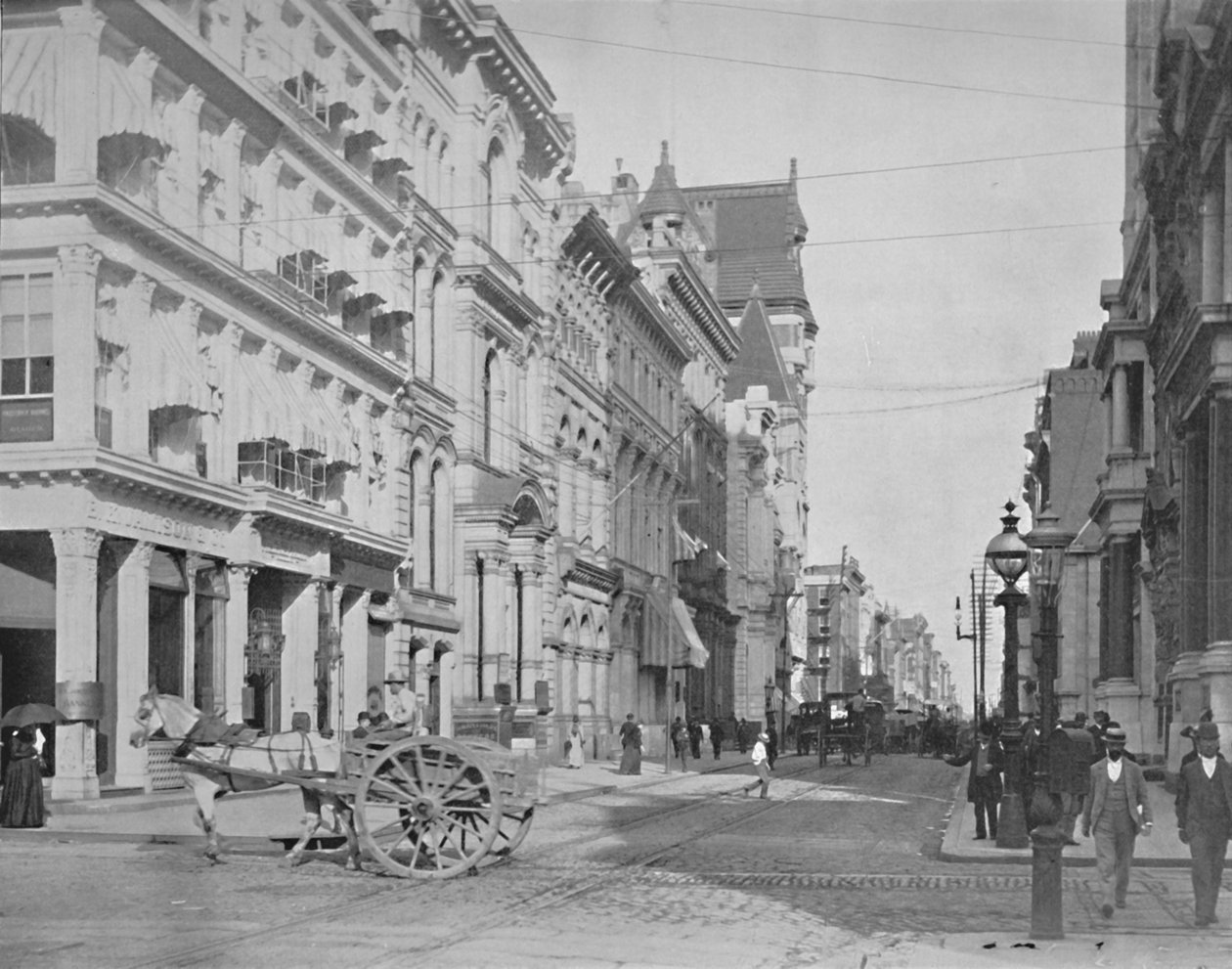 Chestnut Street, Philadelphia, 19. század alkotó: Unbekannt