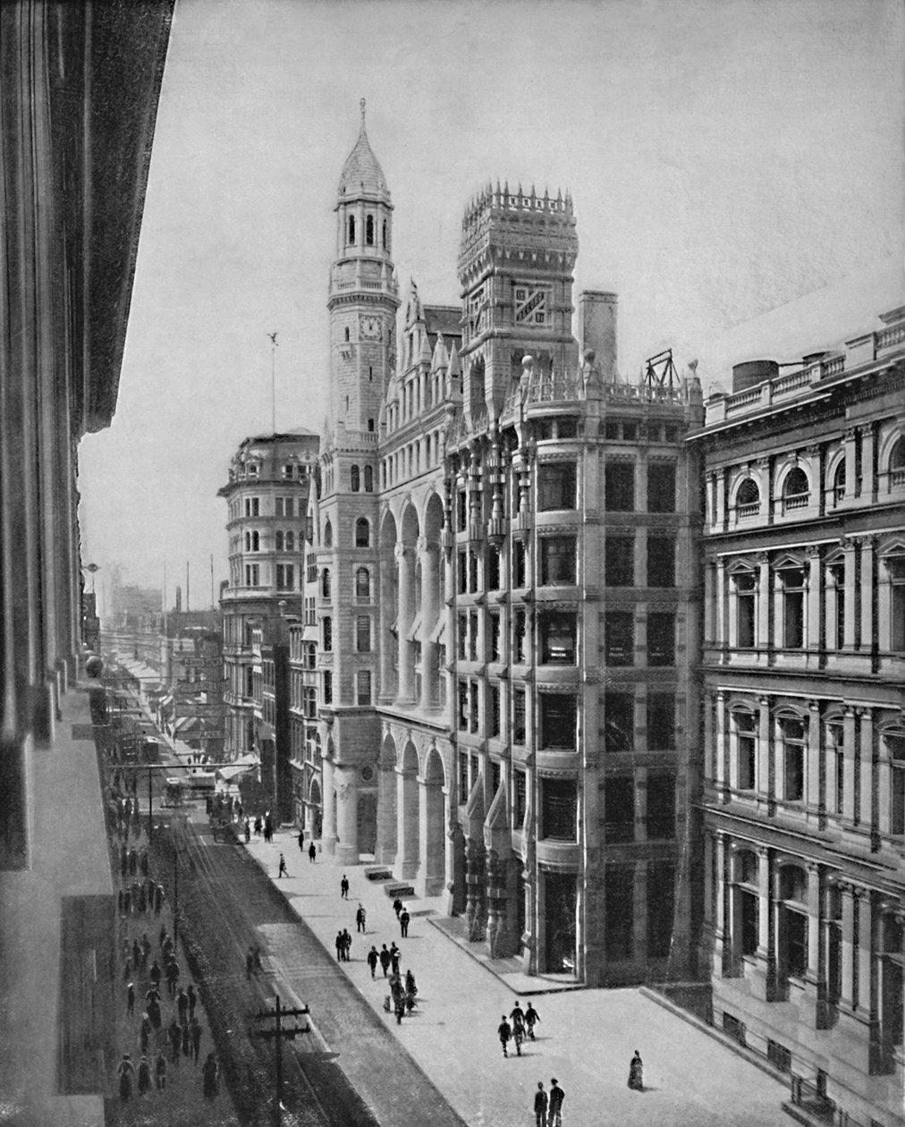 Chestnut Street, Philadelphia, 1897. alkotó: Unbekannt