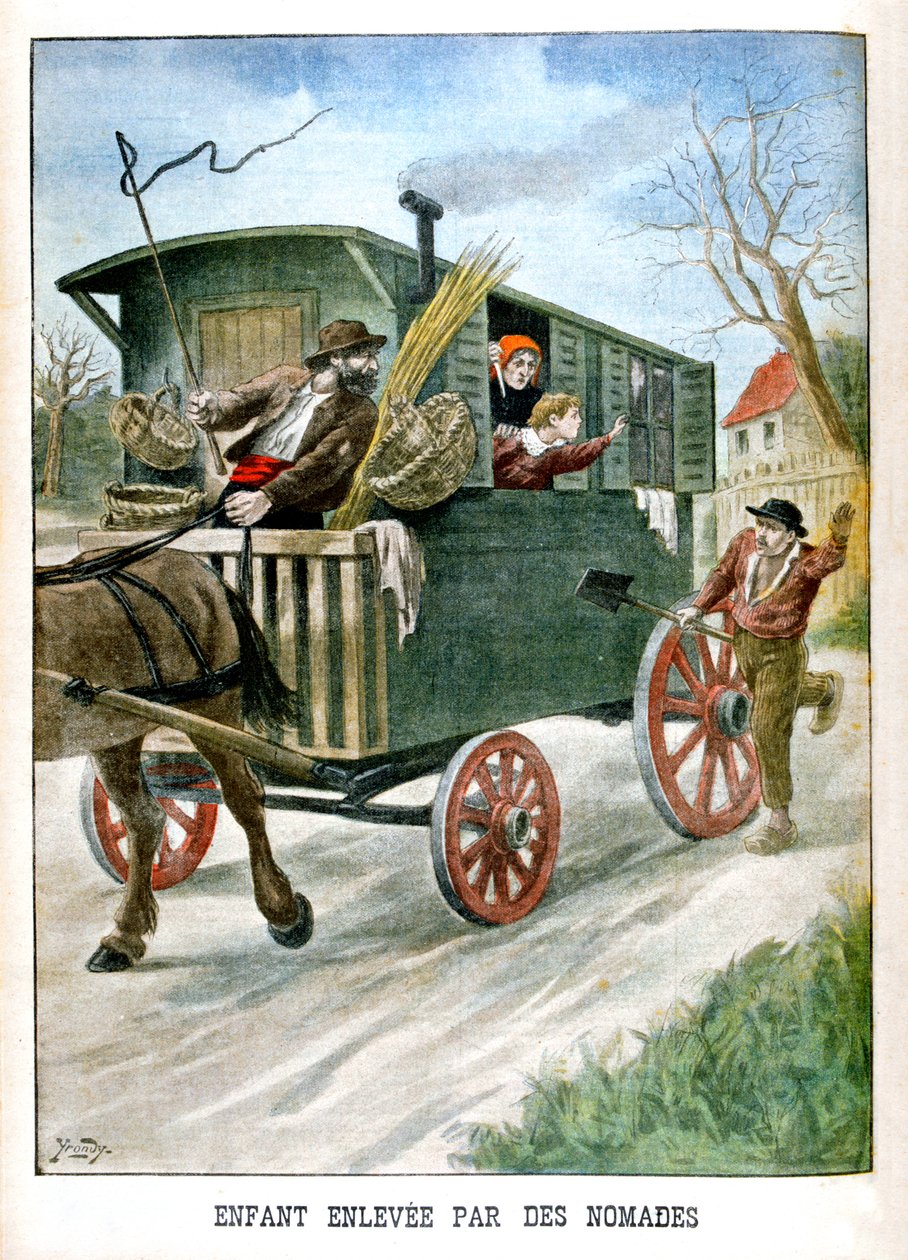 Cigányok által elrabolt gyerek, 1902 alkotó: Unbekannt