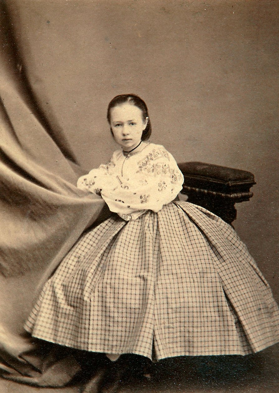 Sophia Perovskaya gyermekkori portréja, 1860-as évek alkotó: Unbekannt
