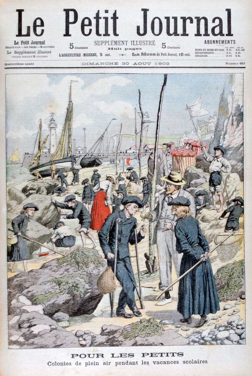 Gyermek üdülőtábor az iskolai szünetben, 1903 alkotó: Unbekannt