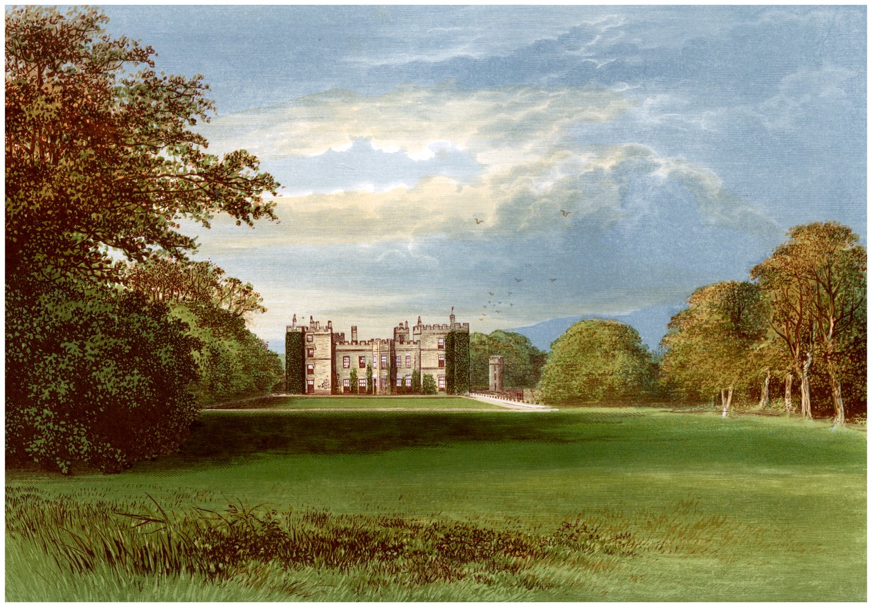 Chillingham kastély, Northumberland, Tankerville grófjának otthona, 1880 alkotó: Unbekannt