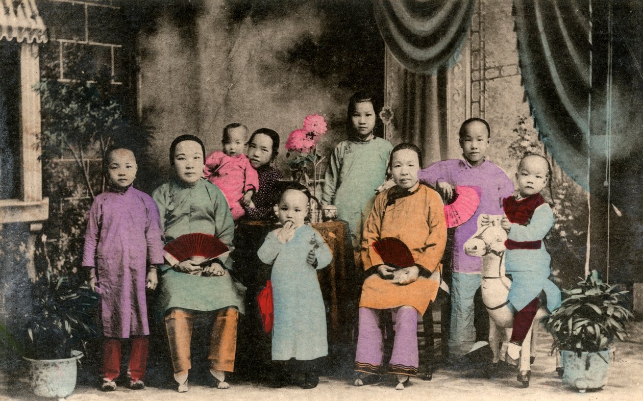 Kínai család, Hongkong, XX. század alkotó: Unbekannt