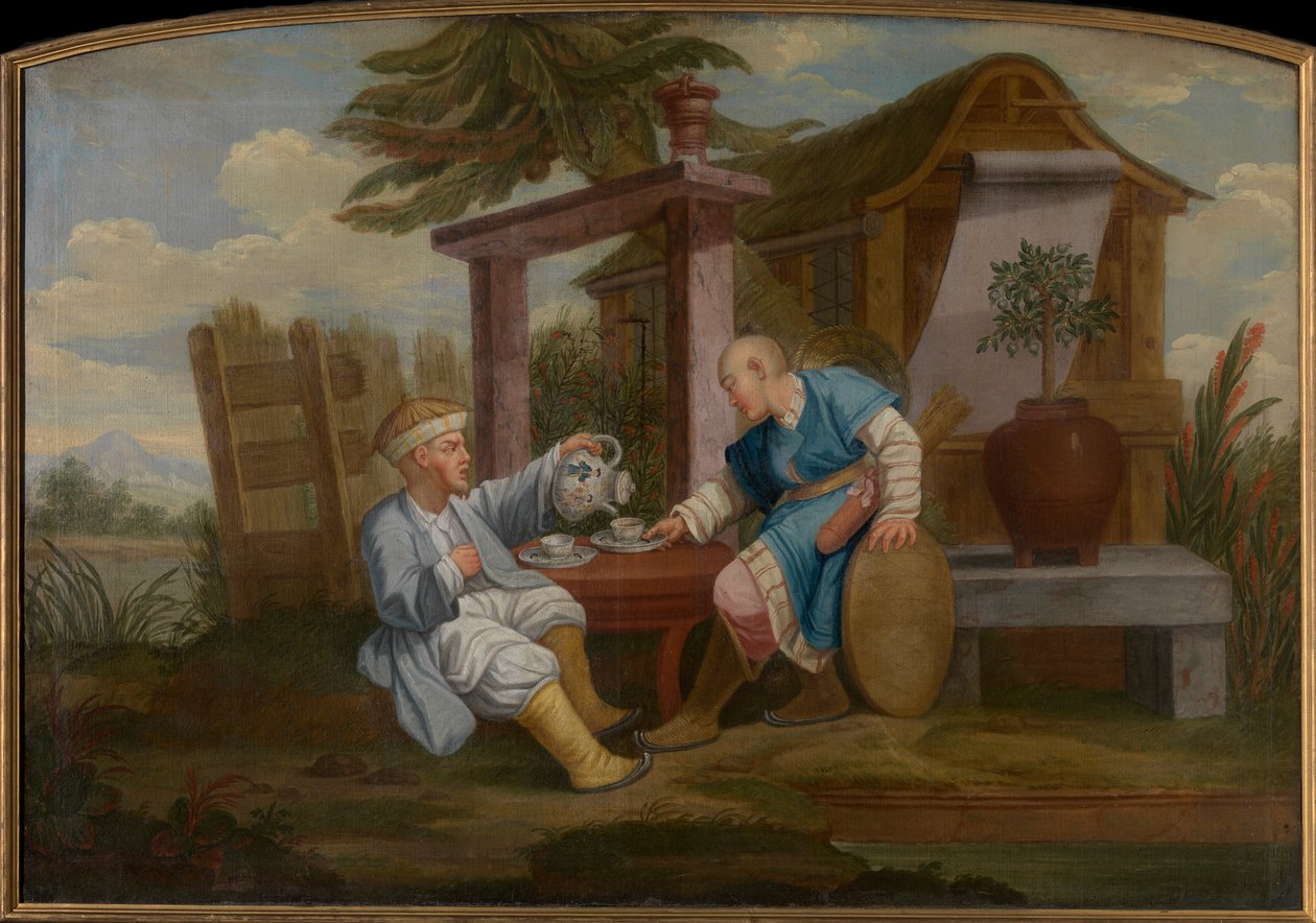 Chinoiserie, a 18. század közepe.. alkotó: Unbekannt