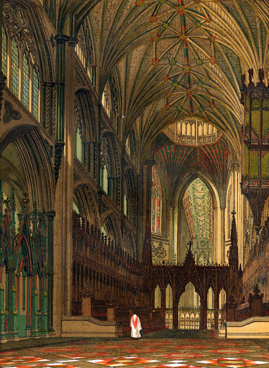 Choir of Ely Cathedral, Cambridgeshire, 19. század alkotó: Unbekannt