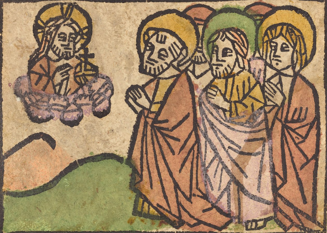 Krisztus megjelenése az apostoloknak, c. 14601470. alkotó: Unbekannt