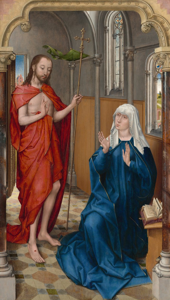 Krisztus megjelenése a Szűznek, c. 1475. alkotó: Unbekannt