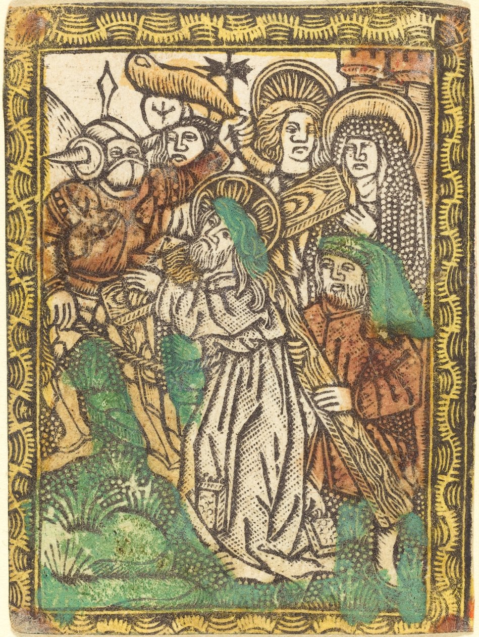 A keresztet hordozó Krisztus c. 14701480. alkotó: Unbekannt