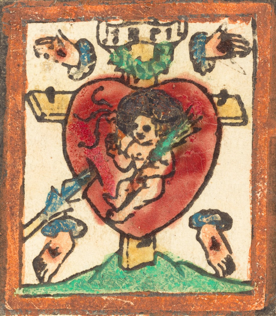 Gyermek Krisztus a Szent Szívben, c. 14751480. alkotó: Unbekannt