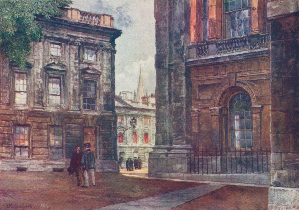 Christ Church – Peckwater Quadrangle, 1906 alkotó: Unbekannt