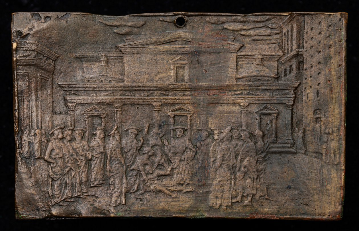 Krisztus meggyógyítja a megszállt fiút, c. 14501460. alkotó: Unbekannt