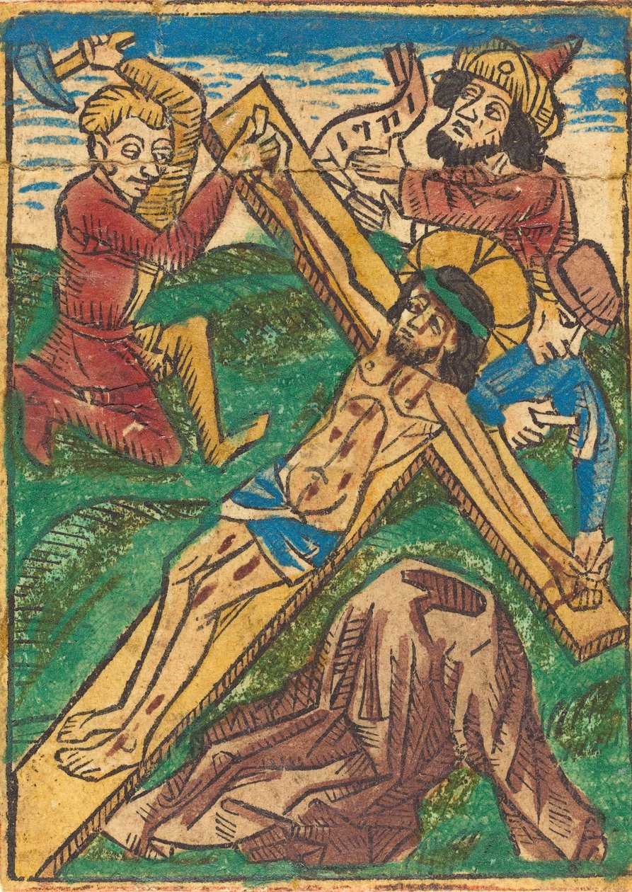 A keresztre szegezett Krisztus c. 1490. alkotó: Unbekannt