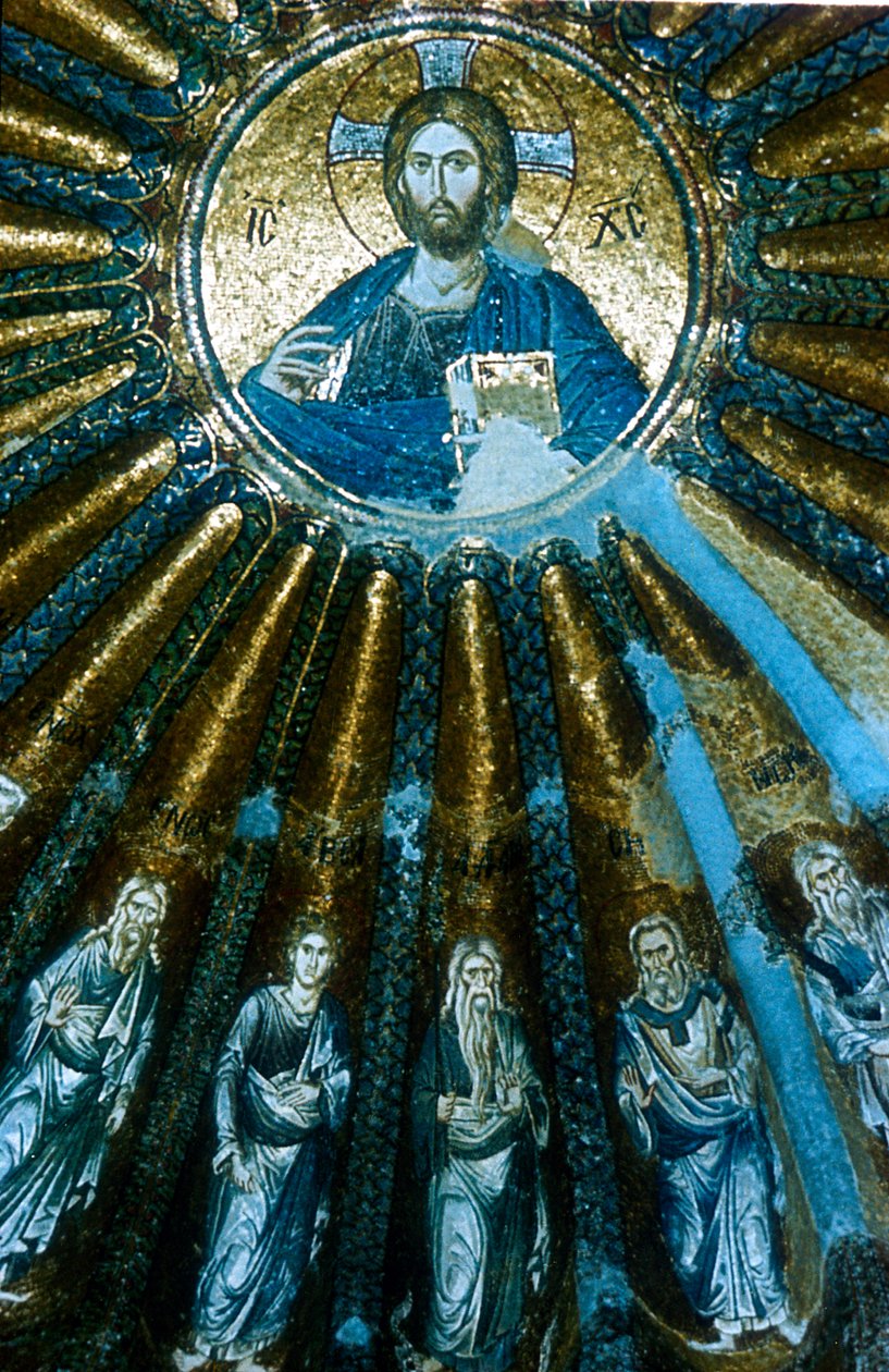 Pantokrátor Krisztus, c1310-c1320 alkotó: Unbekannt