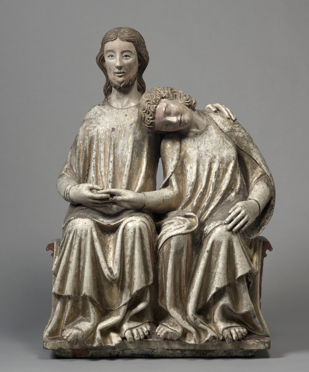 Krisztus és Szent János evangélista, 1300-1320. alkotó: Unbekannt
