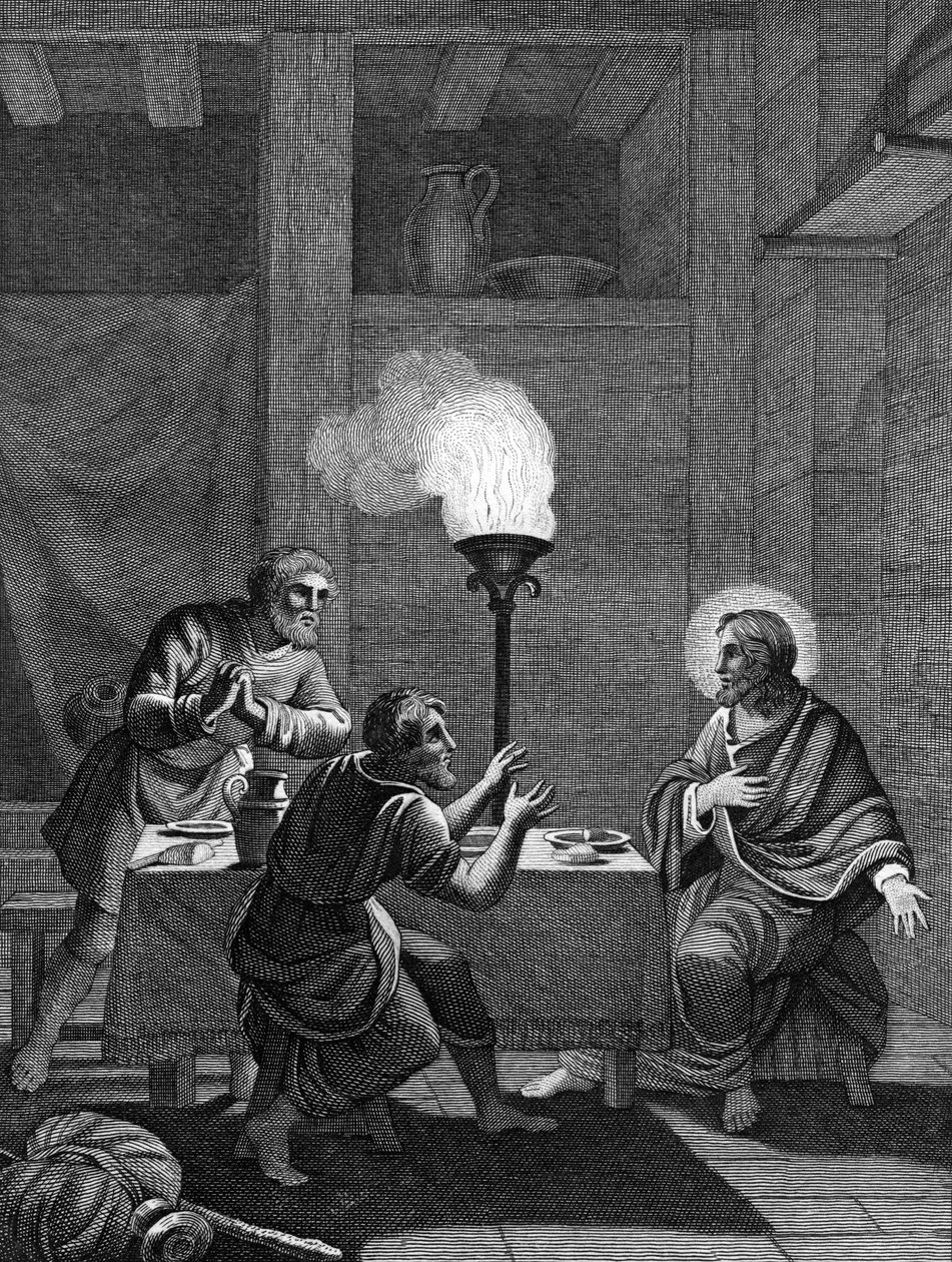 Krisztus és a két tanítvány Emmausban, 1814 alkotó: Unbekannt