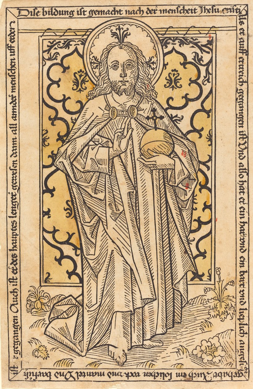 Krisztus Salvatore előtt, c. 1470. alkotó: Unbekannt