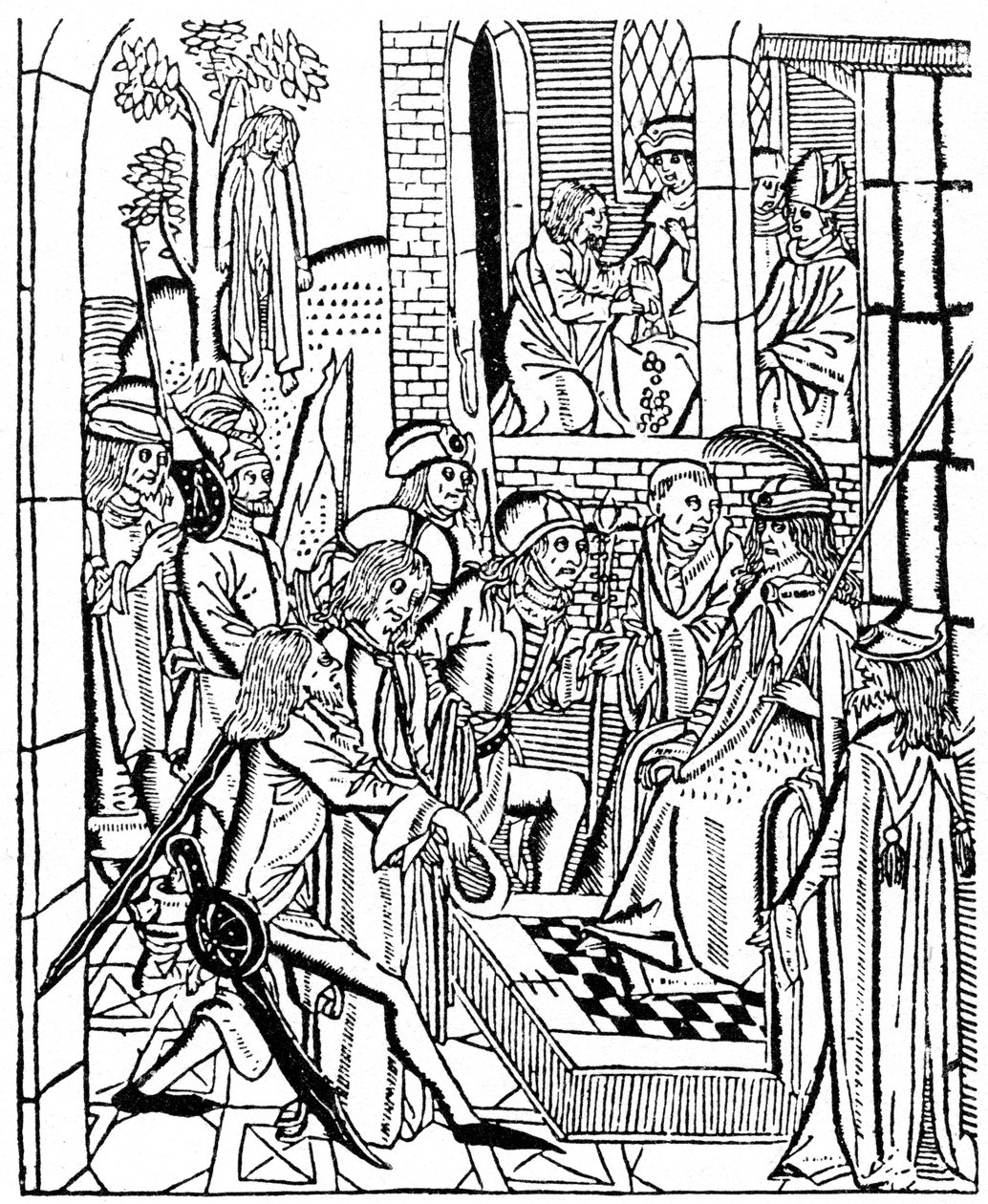 Krisztus Pilátus előtt, 1488 1964 alkotó: Unbekannt