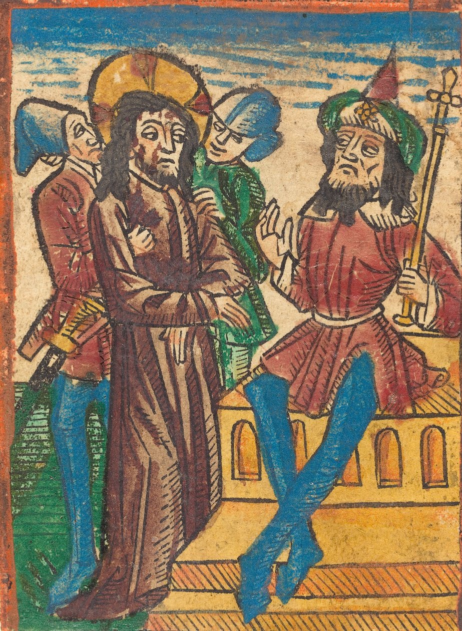 Krisztus Pilátus előtt c. 1490. alkotó: Unbekannt