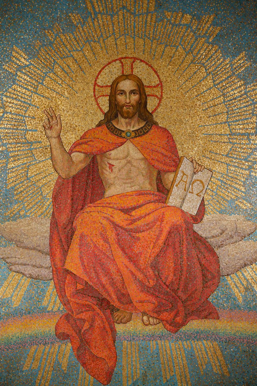 Krisztus a felségben - Szent Alphonsus Liguori templom, Roma, Olaszország alkotó: Unbekannt
