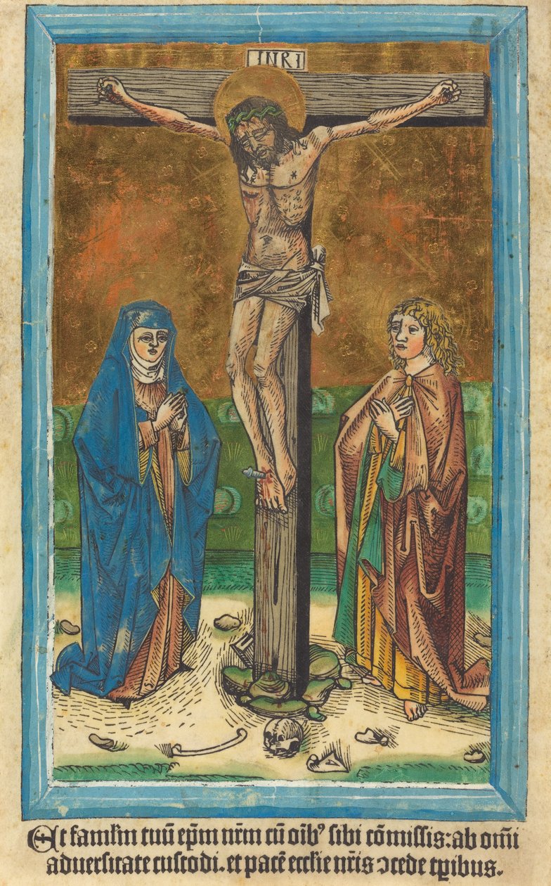 Krisztus a kereszten, 1485. alkotó: Unbekannt