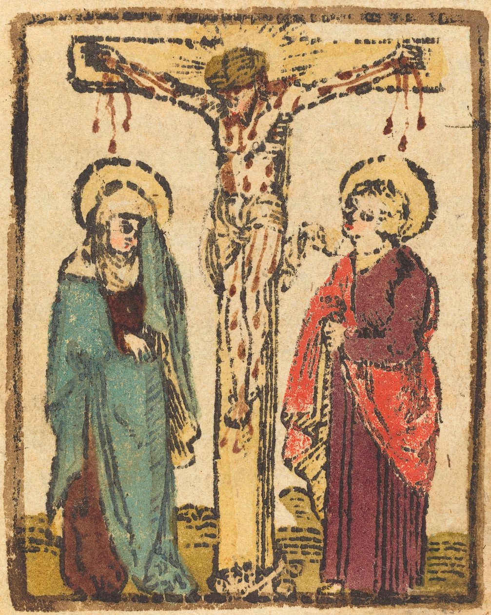 Krisztus a kereszten, c. 14901500. alkotó: Unbekannt